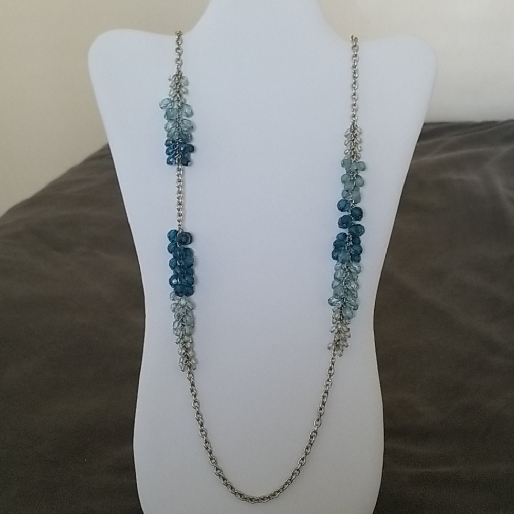 Long Asymmetrical Beaded Chain